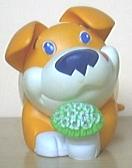 chien avec fleur