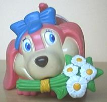 chien fleur