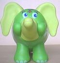 �l�phant vert fluo