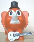 �l�phant guitare peinte
