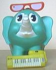 �l�phant piano peint