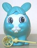Lapin avec filet a papillon